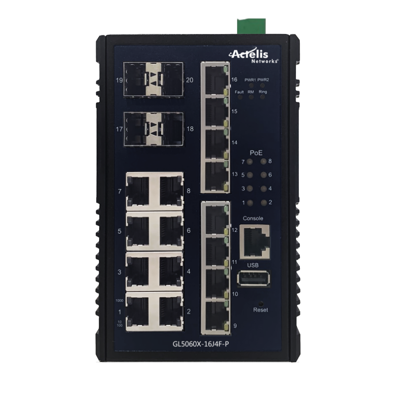 10 Ports Industrial Gigabit Ethernet Switch 10/100/1000BASE-T RJ45 Compact  Industrial Switch with auto-MDI/MDI-X Function 12~48VDC Wide Range Power